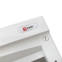 Щит распределительный навесной Unix 2х18мод. IP41 бел. дверь PROxima EKF ux-2x18-nw