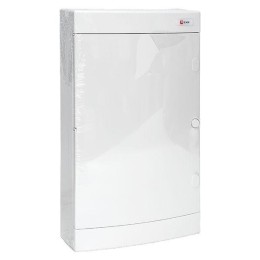 Щит распределительный навесной Unix 3х12мод. IP41 бел. дверь PROxima EKF ux-3x12-nw