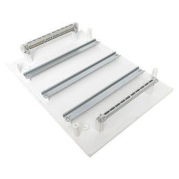 Щит распределительный навесной Unix 3х18мод. IP41 бел. дверь PROxima EKF ux-3x18-nw