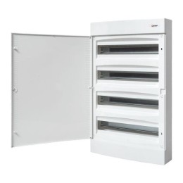 Щит распределительный навесной Unix 4х18мод. IP41 бел. дверь PROxima EKF ux-4x18-nw