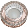 Светильник декоративный Luciole DLS-L123 GU5.3 BRONZE/CLEAR GU5.3 встраив. доп. светодиод. подсветка