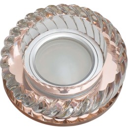Светильник декоративный Luciole DLS-L123 GU5.3 BRONZE/CLEAR GU5.3 встраив. доп. светодиод. подсветка
