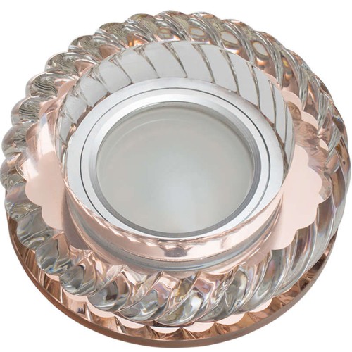 Светильник декоративный Luciole DLS-L123 GU5.3 BRONZE/CLEAR GU5.3 встраив. доп. светодиод. подсветка
