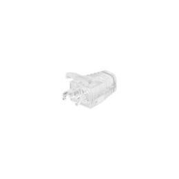 Колпачок защитный для коннекторов RJ45 под кабели d6.5мм с защитой защелки прозр. (уп.100шт) NIKOMAX