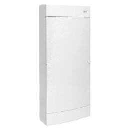 Щит слаботочный навесной Unix 4 габарит IP41 бел. дверь PROxima EKF ux-4m-nw