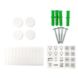 Щит слаботочный навесной Unix 4 габарит IP41 бел. дверь PROxima EKF ux-4m-nw