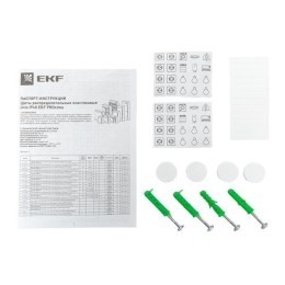 Щит комбинированный Unix 2х12мод. + 1 монтаж. плата 4 габарит IP41 прозр. дверь PROxima EKF ux-2x12+