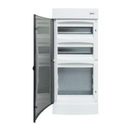 Щит комбинированный Unix 2х12мод. + 1 монтаж. плата 4 габарит IP41 прозр. дверь PROxima EKF ux-2x12+