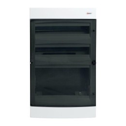 Щит комбинированный Unix 2х18мод. + 1 монтаж. плата 4 габарит IP41 прозр. дверь PROxima EKF ux-2x18+