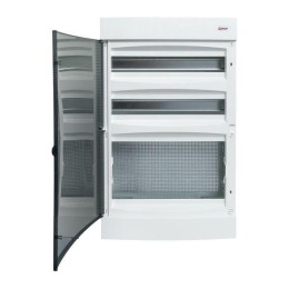 Щит комбинированный Unix 2х18мод. + 1 монтаж. плата 4 габарит IP41 прозр. дверь PROxima EKF ux-2x18+