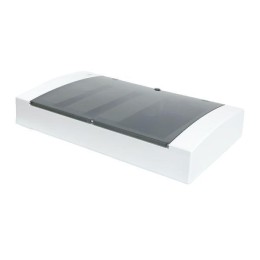 Щит комбинированный Unix 2х18мод. + 1 монтаж. плата 4 габарит IP41 прозр. дверь PROxima EKF ux-2x18+