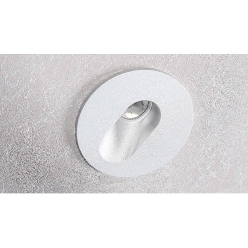 Бра GW-R612-1-SL-NW 1Вт 4500К IP54 встраив. для подсветки лестницы/пола FLOOR R серебр. DesignLed 00