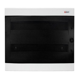 Щит распределительный навесной Unix 2х18мод. IP41 прозр. дверь PROxima EKF ux-2x18-n