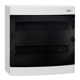 Щит распределительный навесной Unix 2х18мод. IP41 прозр. дверь PROxima EKF ux-2x18-n