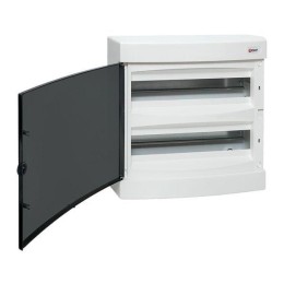 Щит распределительный навесной Unix 2х18мод. IP41 прозр. дверь PROxima EKF ux-2x18-n