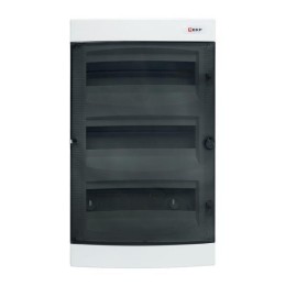 Щит распределительный навесной Unix 3х12мод. IP41 прозр. дверь PROxima EKF ux-3x12-n