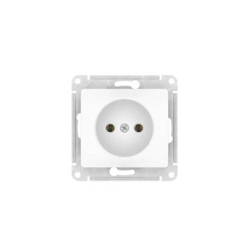 Розетка Glossa 16А без заземл. быстрозажим. клем. механизм бел. SE GSL000141S
