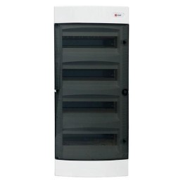 Щит распределительный навесной Unix 4х12мод. IP41 прозр. дверь PROxima EKF ux-4x12-n