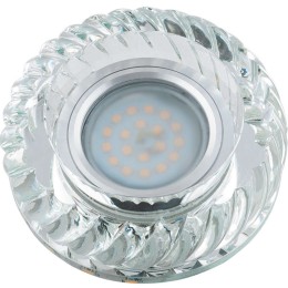 Светильник декоративный Luciole DLS-L123 GU5.3 GLASSY/CLEAR/RGB GU5.3 встраив. доп. светодиод. подсв