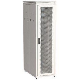 Шкаф сетевой 19дюйм LINEA N 38U 600х1000мм перфорированные двери сер. ITK LN35-38U61-PP