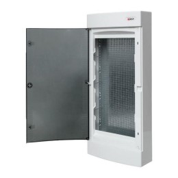 Щит слаботочный навесной Unix 4 габарит IP41 прозр. дверь PROxima EKF ux-4m-n