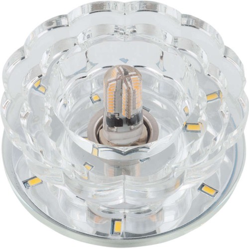 Светильник декоративный Luciole DLS-L124 G9 GLASSY/CLEAR G9 встраив. доп. светодиод. подсветка 3Вт б