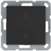 Выключатель для жалюзи 1-кл. 10А IP20 механизм антрацит Jasmart G3018B
