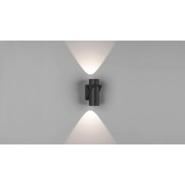 Бра двухстороннее SPRUT GW-A213-6-BL-WW 6Вт 3000К IP54 черн. DesignLed 00-00001543