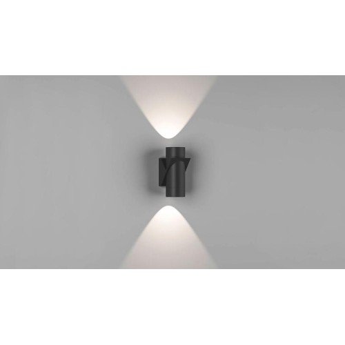 Бра двухстороннее SPRUT GW-A213-6-BL-WW 6Вт 3000К IP54 черн. DesignLed 00-00001543