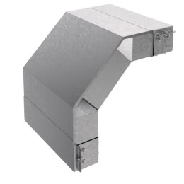 Короб угловой 90град. вниз КУ90Н.100.50.455.1.2.1 СОЭМИ Н7244105261