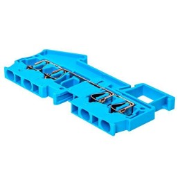 Колодка клеммная ST-2.5 28А 4 вывода пружинная син. PROxima EKF plc-jxb-st-2.5-4-blue