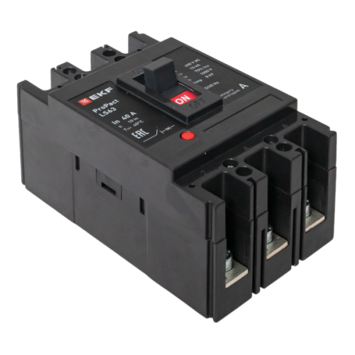 Выключатель автоматический 3п 40А 15кА LS63 ProPact EKF mccb-63-15-3-40-ls
