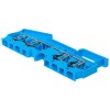 Колодка клеммная ST-4 41А 4 вывода пружинная син. EKF plc-jxb-st-4-4-blue