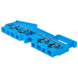 Колодка клеммная ST-4 41А 4 вывода пружинная син. EKF plc-jxb-st-4-4-blue