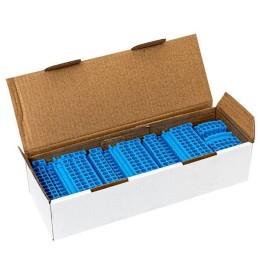 Колодка клеммная ST-2.5 26А пружинная двойн. син. EKF plc-jxb-st-2.5-4-2-blue