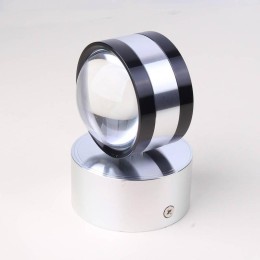 Бра двухстороннее GW-095-2-2-SL-NW 2Вт 4000К IP20 поворотн. с линзой LUPA D серебр. DesignLed 00-000