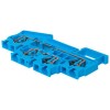 Колодка клеммная ST-4 32А пружинная двойн. син. EKF plc-jxb-st-4-4-2-blue
