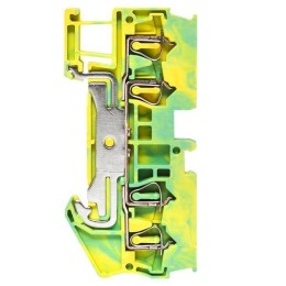 Колодка клеммная ST-2.5 4 вывода земля пружинная EKF plc-jxb-st-2.5-4-pen