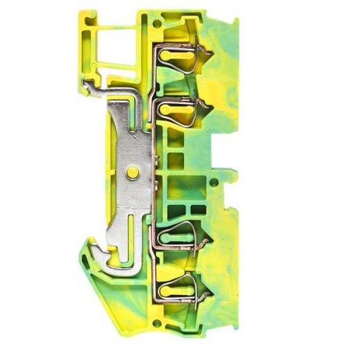 Колодка клеммная ST-2.5 4 вывода земля пружинная EKF plc-jxb-st-2.5-4-pen