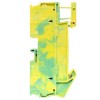 Колодка клеммная ST-2.5 4 вывода земля пружинная EKF plc-jxb-st-2.5-4-pen