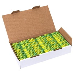 Колодка клеммная ST-2.5 4 вывода земля пружинная EKF plc-jxb-st-2.5-4-pen