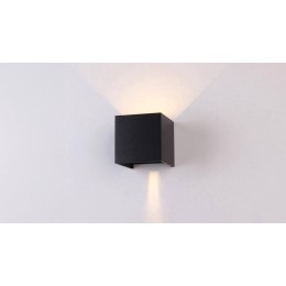 Бра двухстороннее GW-A310-6-BL-WW 6Вт 3000К IP54 с возможн. регулир. угол рассеив. NEXT черн. Design