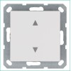 Выключатель для жалюзи 1-кл. 10А IP20 механизм бел. глянцевый Jasmart G3018W