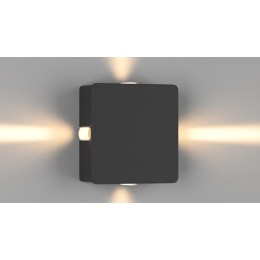Бра декоративное GW-A130-4-4-BL-WW 4Вт 3000К IP54 черн. DesignLed 00-00007104