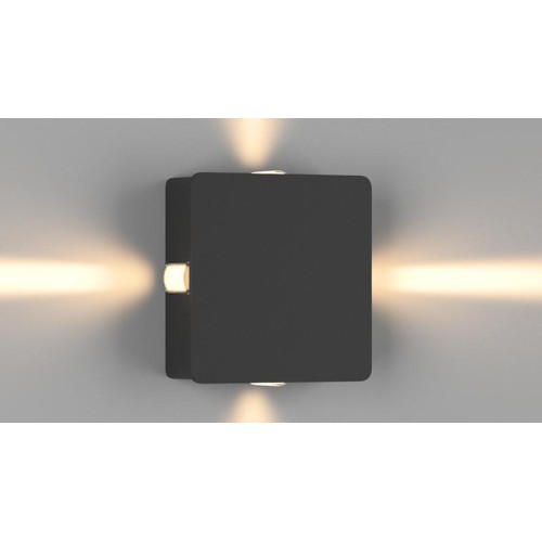 Бра декоративное GW-A130-4-4-BL-WW 4Вт 3000К IP54 черн. DesignLed 00-00007104