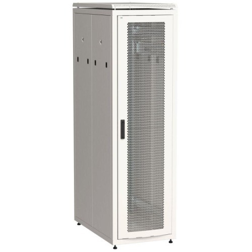 Шкаф сетевой 19дюйм LINEA N 42U 600х1000мм перфорированные двери сер. ITK LN35-42U61-PP