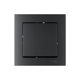 Выключатель 1-кл. AtlasDesign Smart 10А (сх. 1) L+N с подсветкой Zigbee механизм карбон SE ATN001013