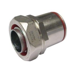 Муфта жесткая труба-металлорукав взрывозащ. Ex e DT 32мм DN26. IP66/67 никелир. латунь DKC EX6117-32