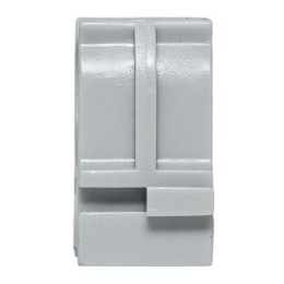 Держатель для труб (клипса) d16мм для монтажного пистолета сер. (уп.100шт) Plast EKF derjp-z-16