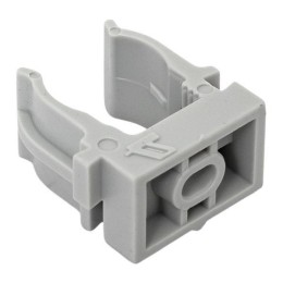 Держатель для труб (клипса) d16мм для монтажного пистолета сер. (уп.100шт) Plast EKF derjp-z-16